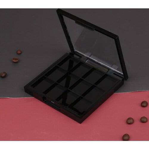 12 Grids Palette Eye Makeup Storage Box for Women Girls Beginners Empty Eyeshadow Dish DIY Eyeshadow