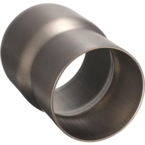 1 Pcs Stainless Steel Motorcycle Exhaust Tube Adapter Reducer 60 To 51mm 3.31 Inch Length Motorcycle Exhaust Pipe Accessories