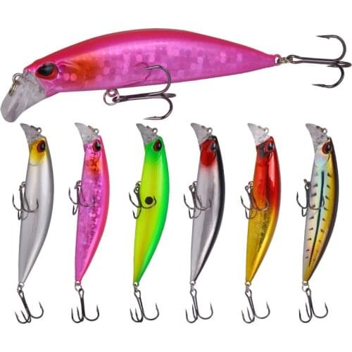 Fishing Bait Luya Bait Submerged Mino Bait 30g/9.5cm Full Swimming Layer Ultra-Long Throw Mino Fish Hook fishing lures 2020