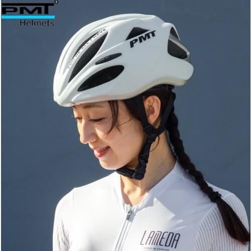 PMT Lens Professional Pneumatic Cycling Helmet Female Bicycle Hat Mens Bicycle Road Bike Mountain Bike Safety Helmet