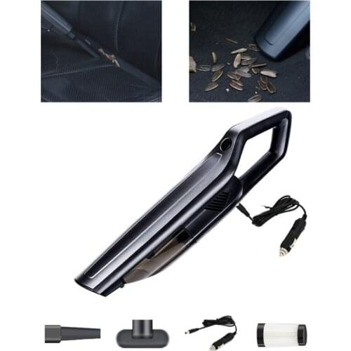 J60F Handheld Vacuums Dust Sweeper Portable Vacuum Cleaner Hidden Dust Cleaning Tool with Nozzles+USB Cable