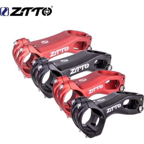 ZTTO Mountain Bike Negative Angle Stem 20 Degree 60/80mm Stem MTB Road Bike Gravel Aerodynamics Stem High Strength Lightweight