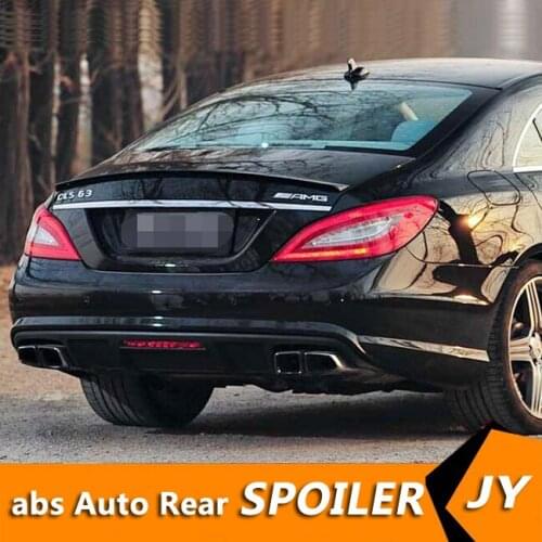For Benz W218 Spoiler 2012-2017 ABS Material Car Rear Wing Primer Spoiler For Benz W218 CLS300 CLS350 CLS63 Spoiler