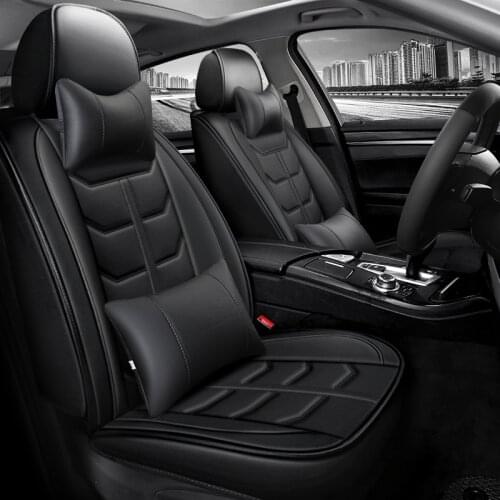 Universal PU Leather car seat covers For Toyota Corolla Camry Rav4 Auris Prius Yalis Avensis SUV auto accessories car sticks