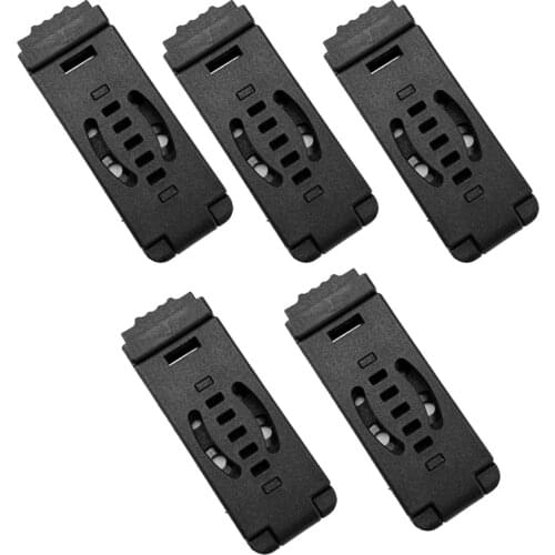 5pcs K Sheath Clip Back Clip Kydex Holster Belt Loops Knife Scabbard Waist Clip For DIY KYDEX Making Accessories