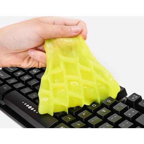 75% Dropshipping!!Car Air Vent Computer Keyboard Dust Removal Mud Soft Gel Dirt Cleaning Tool