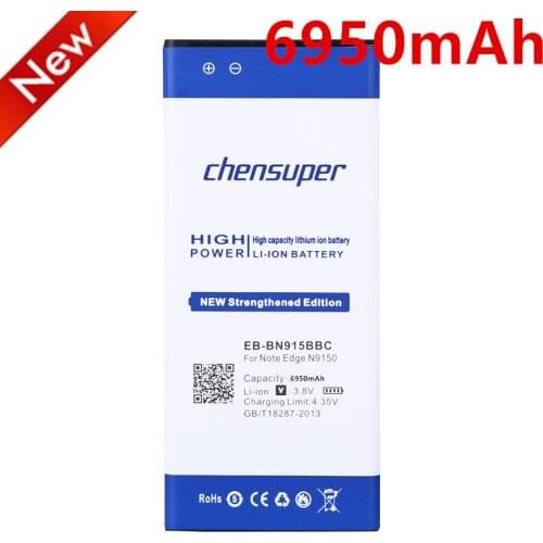 Chensuper 6950mAh EB-BN915BBC Battery For Samsung Galaxy Note Edge N915 N915A N915D N9150 N915K N915L N915S N915X