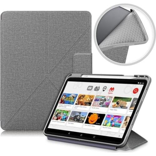 Coque For iPad Air 2020 Case 10.9" Fabric Soft TPU Back Magnetic Stand Smart Cover For Funda iPad Air 4 Case With Pencil Holder