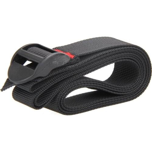Black Nylon Cargo Tie Down Luggage Lash Belt Strap Cam Buckle Travel Kits Camping Hiking Outdoor Tools Load 125kg