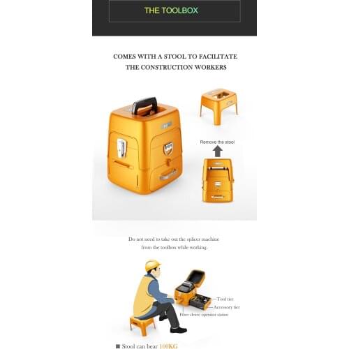 COMPTYCO AI-9 Signal Fire Automatic SM&MM Multi-Language FTTH Fiber Optic Splicing Machine Optical Fiber Fusion Splicer