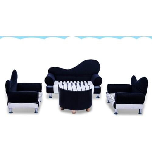 Childrens sofa. Cartoon art sofa