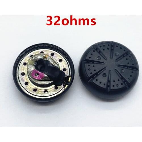 15.4mm speaker unit 32ohms/64ohms Titanium film 2pcs