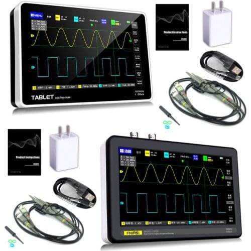 H05B 1013D Dual Channel 100M Bandwidth 1GS Sampling Rate Digital Tablet Oscilloscope