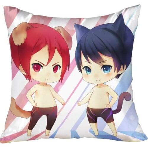 Hobby Express Anime Square Dakimakura Free! Chibi Pillow Cover GZFONG108