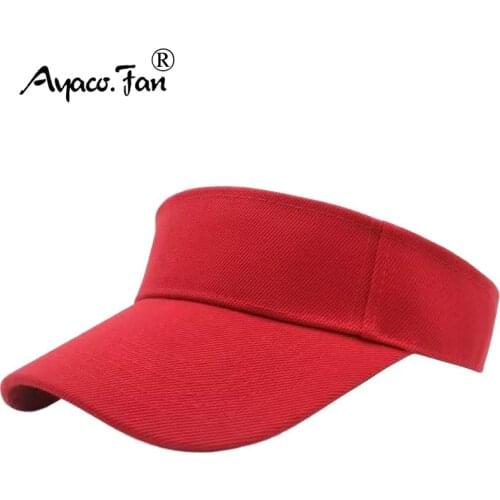 Parent-Child Summer Sun Hats Men Women Adjustable Visor UV Protection Top Empty Solid Sports Tennis Golf Running Sunscreen Cap