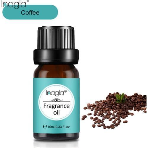 Inagla Coffee Fragrance Essential Oils 10ml Pure Plant Fruit Oil For Aromatic Aromatherapy Diffusers Harvest Spice Lotus Oil