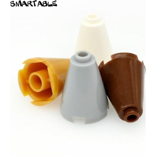 Smartable Brick Cone 2x2x2 Building Blocks MOC Part Toys For Kid Creative Compatible Major Brands Technic 3942c 50pcs/lot