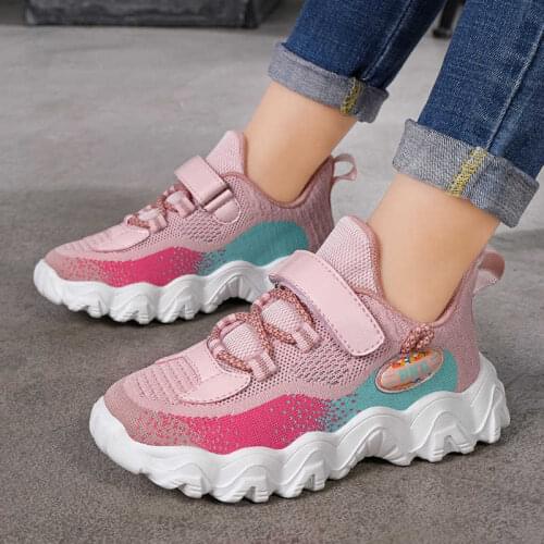 Summer Girls Running Sneakers Breathable Children Sport Shoes Air Mesh Tenis Infantil Boys Basket Footwear Kids Chaussure Enfant