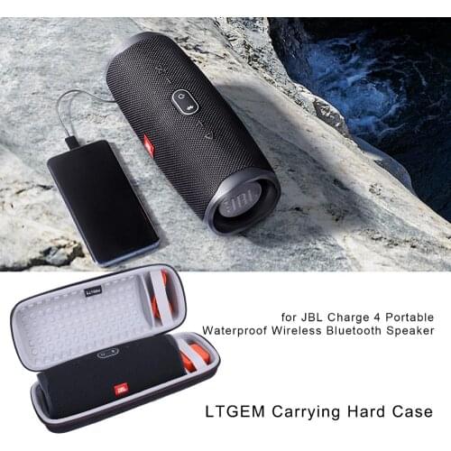 LTGEM Waterproof EVA Hard Case for JBL Charge 4 Portable Waterproof Wireless Bluetooth Speaker