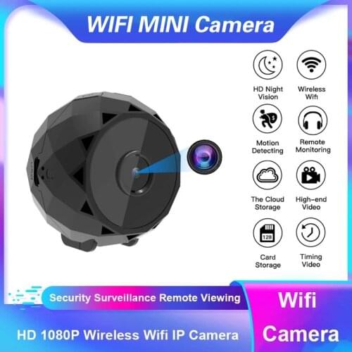 Mini Camera Camaras De Vigilancia Con Wifi Smart Home Night Vision Action Webcam HD 1080p Small Remote Recorder Sensor Body Cam