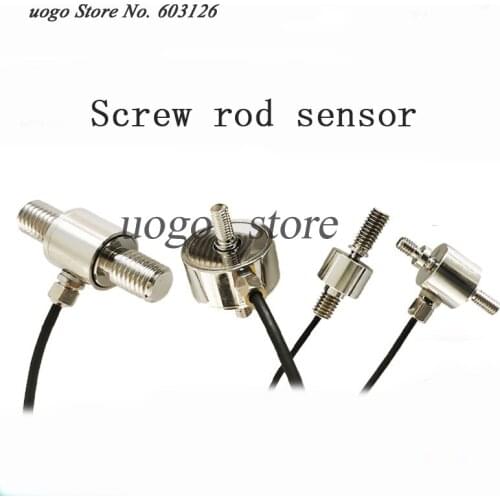 Miniature Screw Rod Sensor with High Precision, Tension and Pressure Force Sensor, Waterproof and High Temperature Type