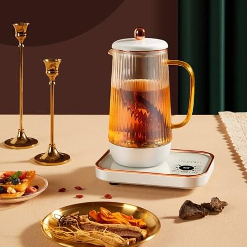 220V Multifunction Electric Kettle 800ml Smart 3 Gear Thermo pot Glass Health Pot Household Teapot Stewing Cup Home Appliances