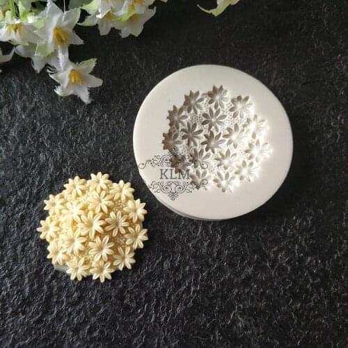 New Chrysanthemum Silicone Mold Chocolate Cake Tools Wedding cake decoration tools KLM-0056