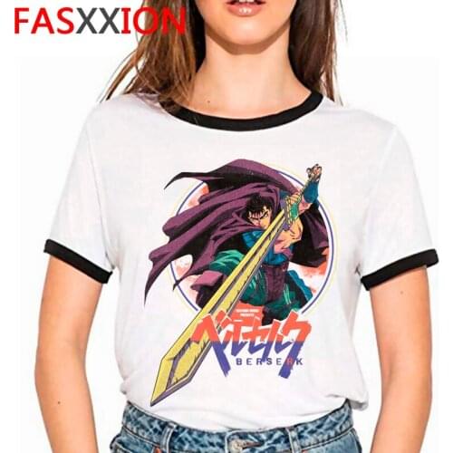 Berserk clothes t-shirt men grunge 2021 print harajuku white t shirt t-shirt clothes ulzzang aesthetic