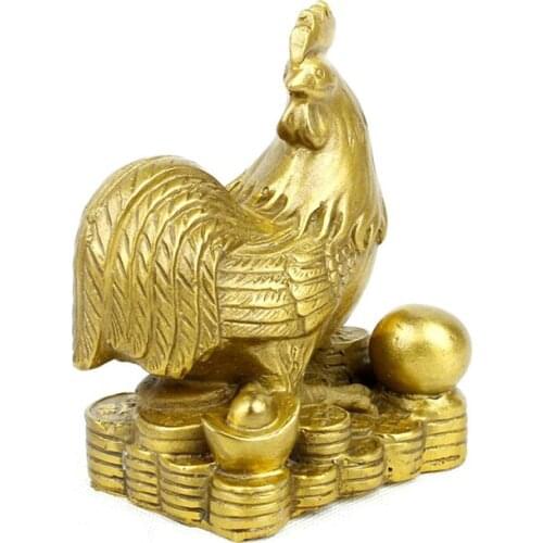 Ingot Zhaocai opening special offer Rooster Chicken office feng shui layout Feng Shui Zodiac Home Furnishingroom