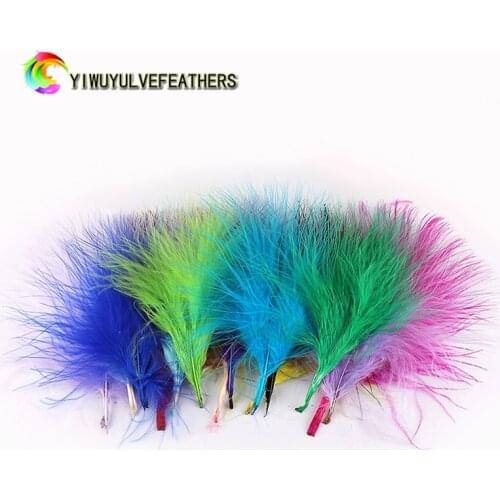 Turkey Marabou Feathers Pheasant Feathers for Clothes for Crafts Jewelry Making Natural Plume Decoration Accessories Wholesale