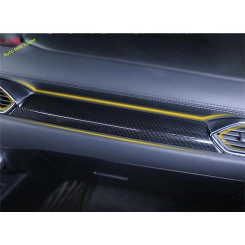 Lapetus Dashboard Left + Right Side Central Control Console Panel Strip Cover Trim Interior Refit For Mazda CX-5 CX5 2017 - 2020