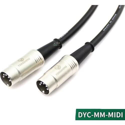 1Pcs Yongsheng YS322 five-core MIDI cable data audio DIN CANARE 4e6s for electronic drum electric piano keyboard
