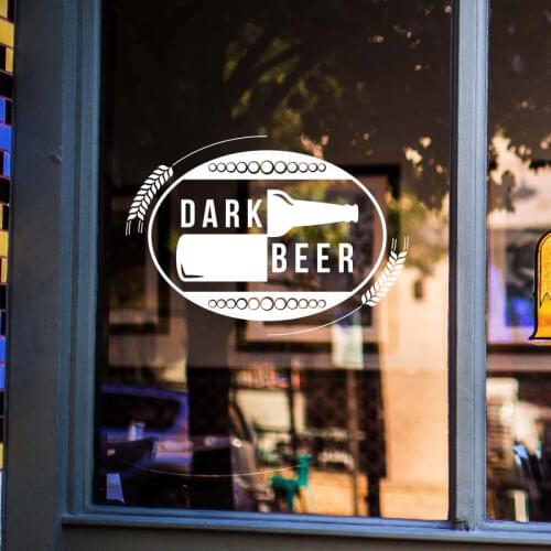 Beer Shop Sticker Premium Lager Original Recipe Beer Vintage Shop Decor Sign Retro Bar Pub Poster Decal Vivyl