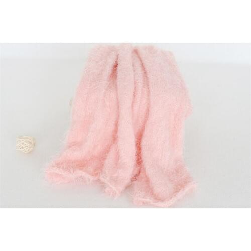40*80 cm Newborn Fluffy Stretch Jersey wrap Photo props Baby Photography Soft Swaddle Sack Layering Fabric