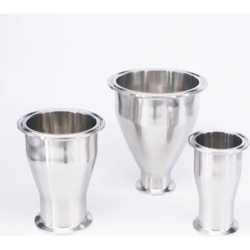 Tri Clamp 1.5"-4" Welding O/D 45/51/57/63/76/89/102/108/114mm Reducer Pipe OD 304 Stainless Steel Sanitary Fitting brew