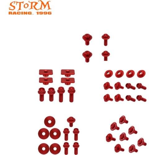 CNC Motorcycle M6*16 Seat Side Panels rear front fender Screw For Honda CRF450R CRF 450R 450 R 2005 2006 2007 2008 05-06 07-08