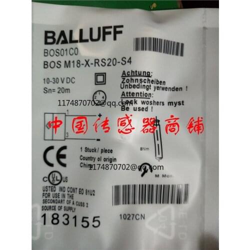 BOS M18-X-RS20-S4 sensor proximity switch New And Original