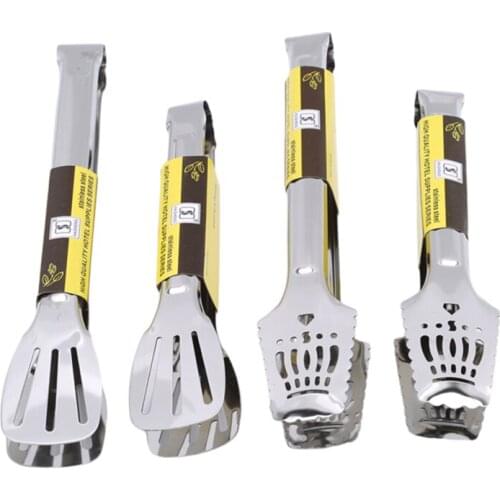 Barbecue Salad Food Clip BBQ Tongs Stainless Steel Kitchen Tools Multifunction Grill Tools