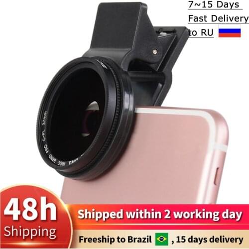 ZOMEI 37MM Professional Phone Camera Circular Polarizer CPL Lens for iPhone 7 6S Plus Samsung Galaxy Huawei HTC Windows Android