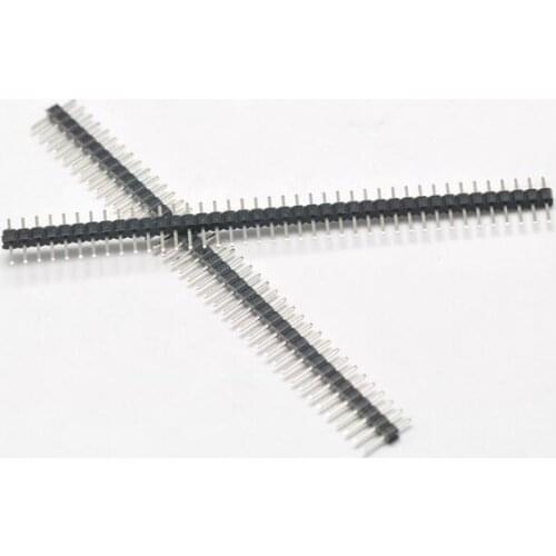 10PCS 1*40PIN Single Row Male Pin Header 1X40PIN 2.54MM 40 PIN Connector 40pin strip 40P