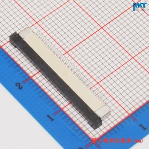 100Pcs Low/Upper Contact Type Drawer Mode 45 Pins 45P 0.5mm Pitch 2.0mm Height FPC FFC Connector