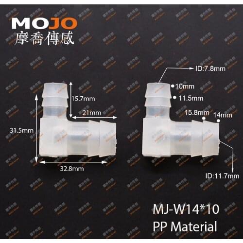 2020 Free shipping MJ-W14X10(10pcs) Elbow reducing water fitting elbow pipe connectors hose connector