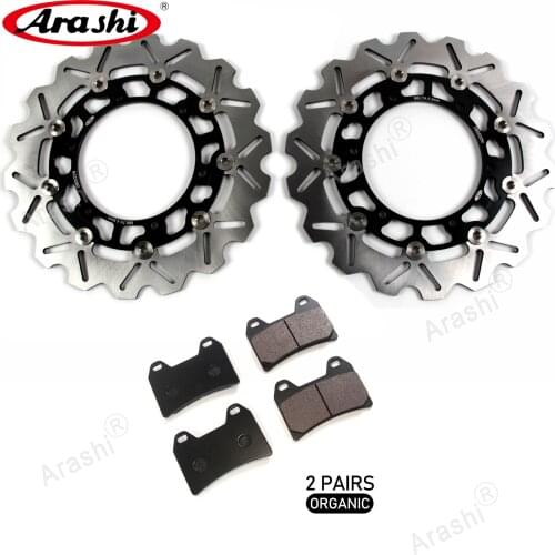 ARASHI CNC Front Brake Rotors Discs For YAMAHA XJR 1300 1999 Brake Disk Front Brake Pad Motorcycle XJR1300