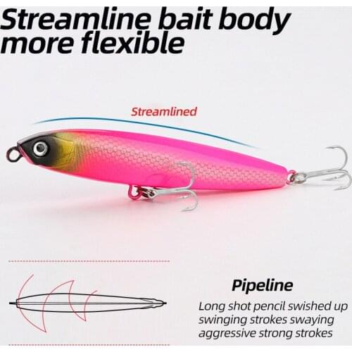 Ardea Hard lure 95mm 18g Underwater pencil road bait Plastic Bait Long range hard bait Baitfishing Fishing Tackle