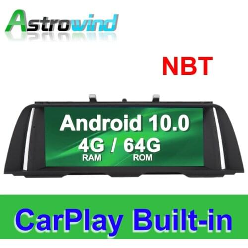 10.25" 4G RAM 64G ROM Android 10.0 Car Audio Video Media Stereo GPS For BMW 5 Series F10 F11 2013 2014 2015 2016 2017 NBT