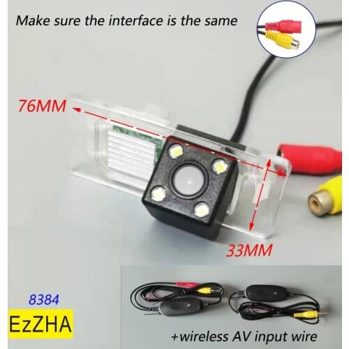 Wireless Camera For Land Rover Discovery Sport For Jaguar XE XF F-PACE 2016 Car Rear view Camera / Back up Reverse Camera 4LED