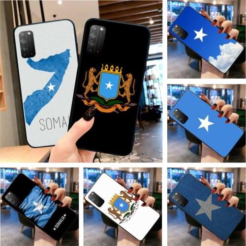 Somali Somalia National Flag Phone Case for Huawei Honor 30 20 10 9 8 8x 8c v30 Lite view 7A pro