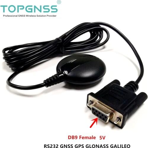 GNSS200GR Industrial application RS232 DB9 female connector GNSS receiver dual GPS GONASS receiver module antenna agriculture