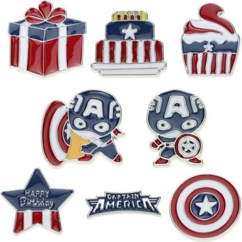 Gothic Lapel Pins Anime Badges Enamel Brooches For Backpack Womens Hijab Pins Cute Decorative Badges Brooch Jewelry For Clothes