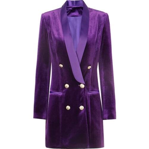 HAGEOFLY Women's Velvet Blazers